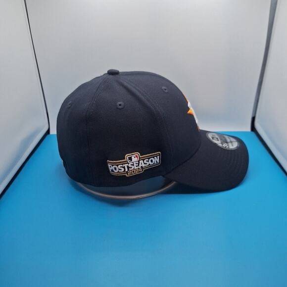New Era Houston Astros 39THIRTY 2024 Postseason Navy Hat Cap Size M/L MLB - Picture 5 of 7